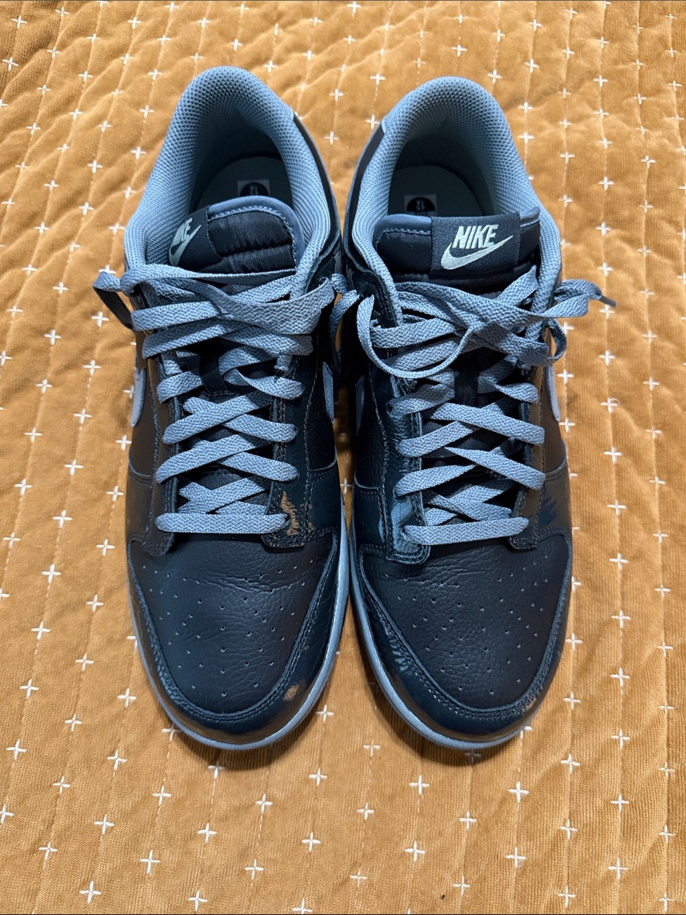 Nike Dunk Berlin Men’s Low-Top Sneakers in black and Light Gray (No Box)